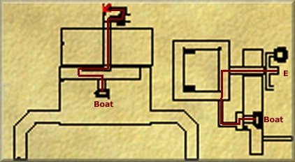 Map of Castle Gloaming for the Light Path Quest