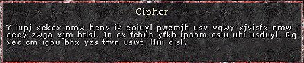 Cipher