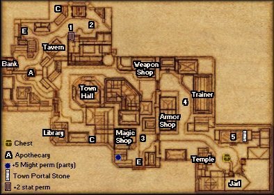 Thronheim City Map