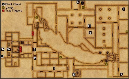 Verhoffin Ruins Map