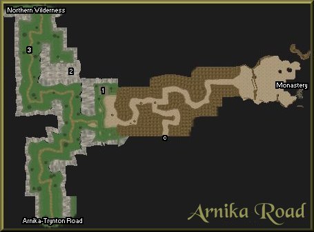 Map of the Arnika Road