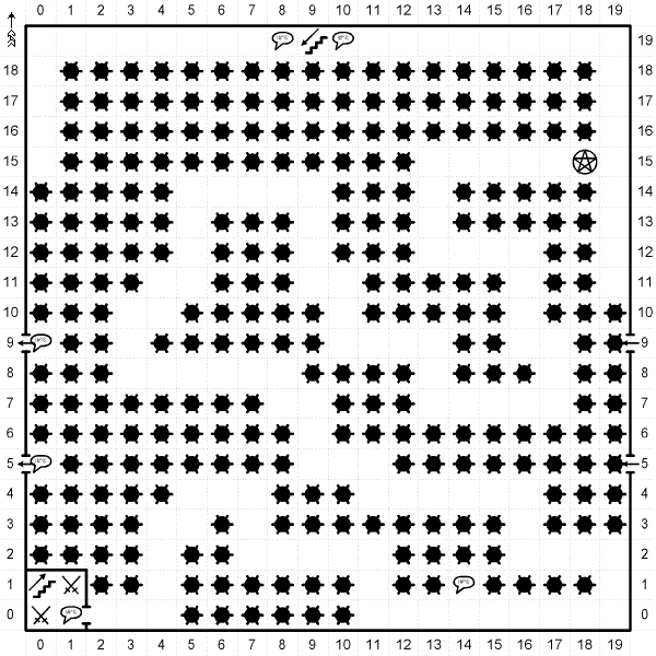 Wizardry IV: Return of Werdna Level 08 Map